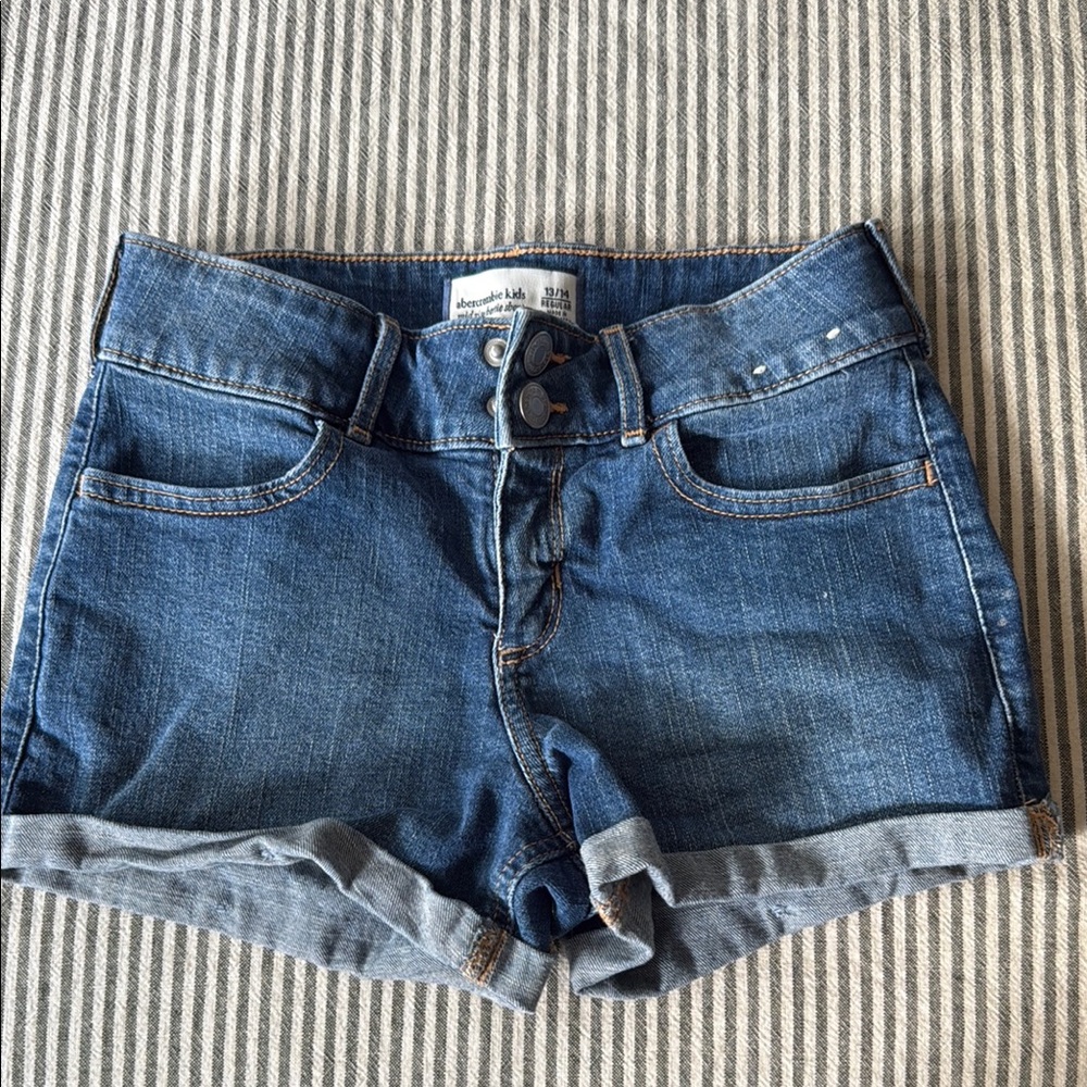 Abercrombie Kids Blue Denim Shorts